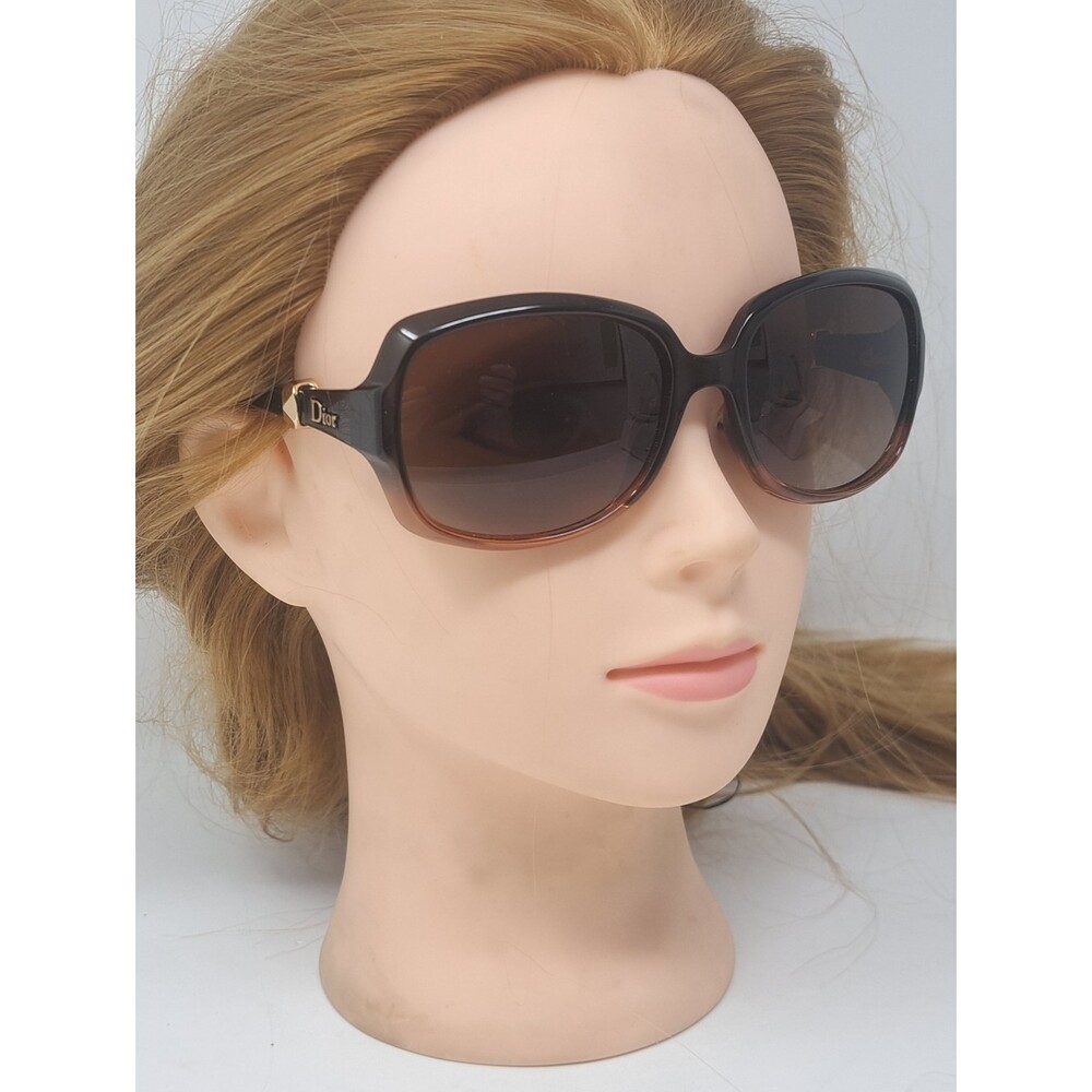 Christian Dior Women's Sunglasses Green Apricot Brown Mystery 2 WCKD8 56-17-130 - Picture 11 of 12